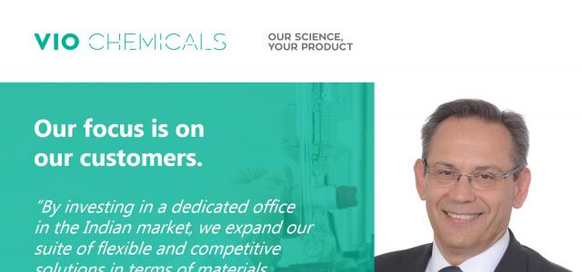 Dr. Kalias about VIO Chemicals India office