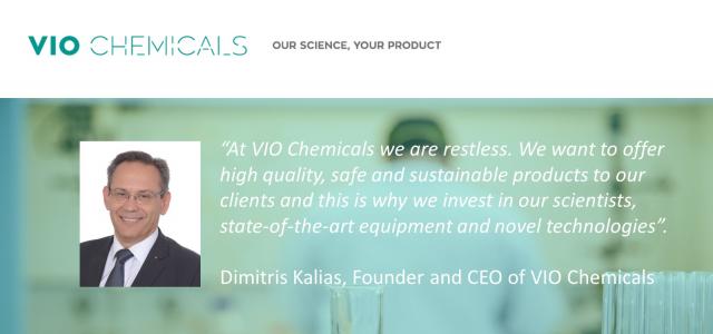 Dimitrios Kalias, CEO of VIO Chemicals interview